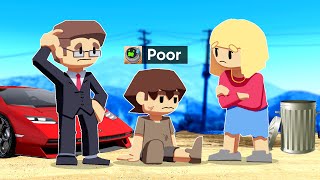 Adopted By BILLIONAIRE FAMILY In GTA 5!