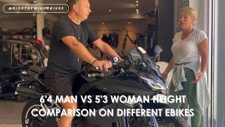 Height Comparison On Emmo Zone, Ado, Etc. 6’4 Man VS 5’3 Woman 🏍️