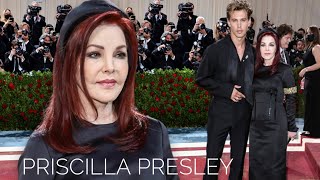 Priscilla Presley Walks Met Gala Carpet with Elvis' Austin Butler | Elvis 2022