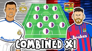 442oons El Clásico COMBINED XI picked by Messi and Ronaldo!