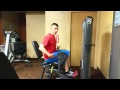 Abductor machine for glutes and hips