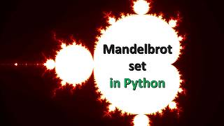 Mandelbrot set in Python