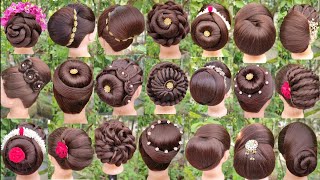 21 Beautiful Bun Hairstyle For Wedding \u0026 Party || Trending Juda Hairstyle || New Girls Hairstyle ||