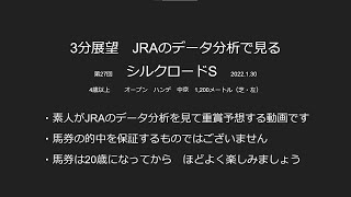 3分展望　JRAで分析するシルクロードステークス　2022.1.30