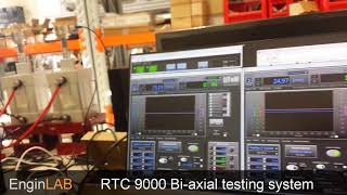 RTC 9000 biaxial fatigue test system in action