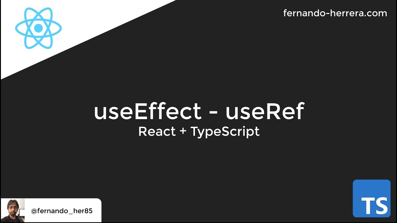 React Typescript Useeffect Useref Custom Props Youtube