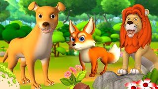 Innocent Dog  मासूम कुत्ता हिन्दी कहानियाँ  Panchatantra English Moral Stories Animal Bedtime Storie