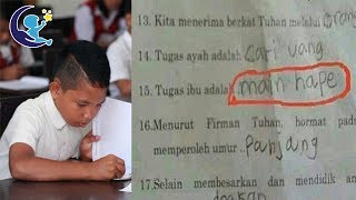 KOCAK Soal dan Jawaban Anak Sekolah Ini Bikin Tepuk Jidat