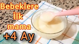 4 Aylık Bebekler İçin Pirinç Unu Mama Nasıl Yapılır?/ Ekgıdaya geçiş ilk mama tarifi