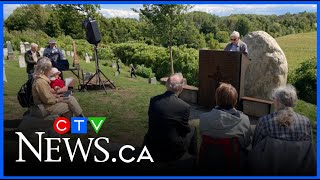 Open-air memorial unveiled at historic West Nottawasaga church site