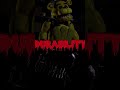 Golden Freddy VS Nightmare #fnaf #shorts