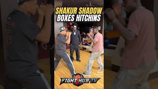 Shakur Stevenson SHADOW BOXES Hitchins & catches him with a CLEAN COUNTER!