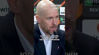 'The second half was better, we scored the first goal and the game was on our side!' | Erik ten Hag