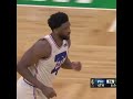 Joel Embiid monster dunk all over the Celtics 😱