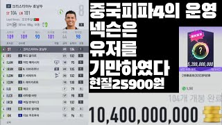 피파4 넥슨은 100% 유저를 기만하고있다 무자본,현질러 모두 배려하는 중국피파4