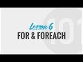 PHP For and Foreach Loops