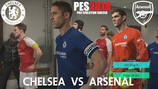 PES 2018 (PS4 Pro) Chelsea v Arsenal PREMIER LEAGUE 17/09/2017 PREDICTION MATCH 1080P 60FPS