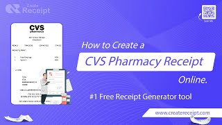 How to Create a CVS Pharmacy Receipt Online | Fast & Reliable🧾