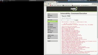 DVWA - Command Execution Examples with ConnectBack Shell