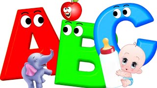 ABC songs | ABC phonics song | a for apple | letters song for baby | kids learning videos