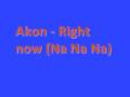 Akon - Right now Na Na Na *Lyrics*