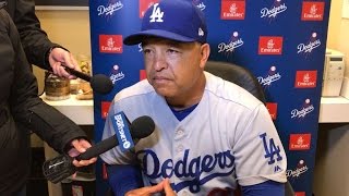 LAD@SF: Roberts talks Rich Hill's start in 2-1 loss