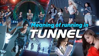 JYP Girl Group MV: What's the meaning of running in Tunnel? TWICE, ITZY, NiziU, Nmixx