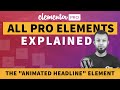 The Animated Headline Widget Tutorial | Elementor Pro Tutorial