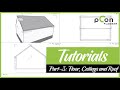 Floor, Ceiling and Roof in pCon planner || tutorial part-3 || architechnology