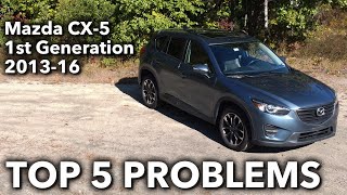 Top 5 Problems Mazda CX-5 SUV 1st Generation 2013-16