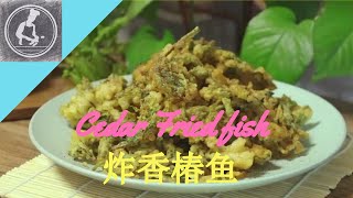 How to make Cedar Fried fish炸香椿鱼