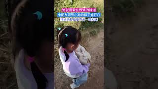 小朋友领到小狗的样子好开心，狗妈妈却依依不舍一路相送 #cute #pets #寵物 #funny #可愛動物 #dog #萌寵 #萌宠 #animals