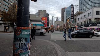 I'm walking around downtown Vancouver Canada. It's around 4:30 pm on a Thursday and I've just...