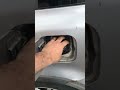 how to open the gas cap on a honda crv 2000