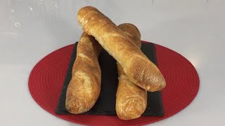 Baguette francese senza impastare/ no  knead bread