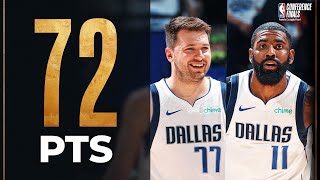Luka Doncic (36 PTS) & Kyrie Irving (36 PTS) PROPEL The Mavericks To The NBA Fin