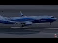 p3d palm springs boeing 737 800 manual landing hd