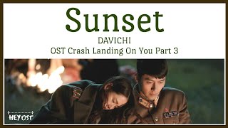 DAVICHI 다비치 Sunset 노을 OST Crash Landing On You Part 3 Lyrics