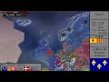 歐陸風雲4 一大塊藍 時間線 1.30 eu4 big blue blob timelapse 1.30