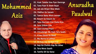 Anuradha Paudwal Songs||Mohammed Aziz Song|| #AnuradhaPaudwal #Mohammed Aziz