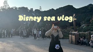 Disney sea vlog 🌎⋆✦ 念願のファンタジースプリングス❄️アナ雪の世界❄️