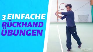 BEIDHÄNDIGE RÜCKHAND TENNIS - 3 ÜBUNGEN | MeinTennisGame.de