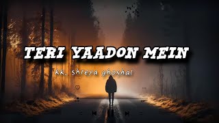 Teri Yaadon Mein Lofi song  - KK, Shreya Ghoshal (Lyrics) |