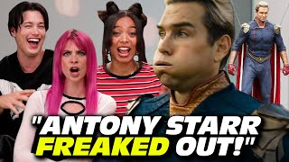 Antony Starr freaked out! – the Gen V cast on Homelanders hilarious MELTDOWN on set!