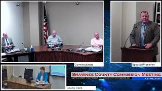 Shawnee County Kansas Department of Corrections Budget Hearing 2020/07/08