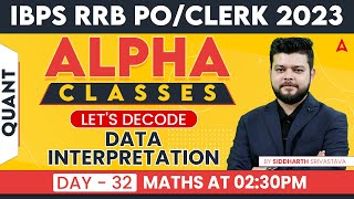 IBPS RRB PO & CLERK 2023 l Data Interpretation Maths by Siddharth Srivastava