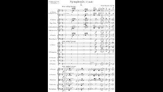 Symphony No.1 in C Minor Op.52 By Felix Woyrsch (with Score)