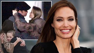 ANGELINA JOLIE'S RARE COMMENT ABOUT RECONCILIATION WITH BRAD PITT:" AS LONG AS THE KIDS FEEL HAPPY"