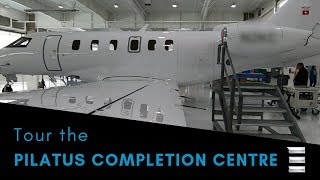 Levaero's Exclusive Tour of the Pilatus Completion Centre