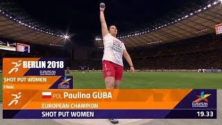 Paulina Guba - pchnięcie kulą. Złoty medal - ME Berlin 2018 Polski komentarz